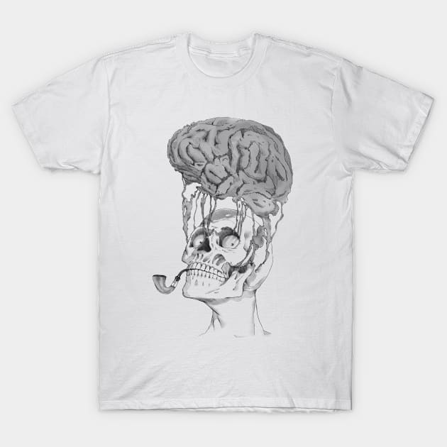 SMOKY BRAINS T-Shirt by MAKYY